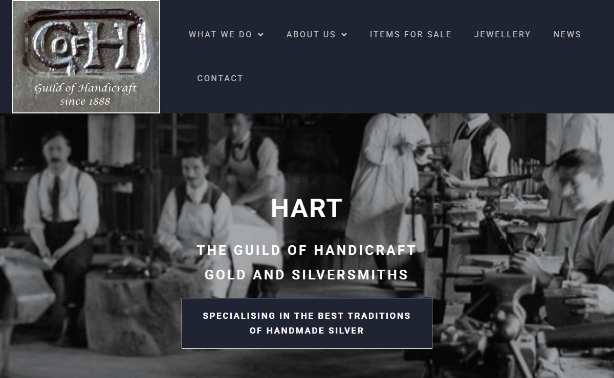Hart gold and silversmiths – Guild of Handicraft since 1888