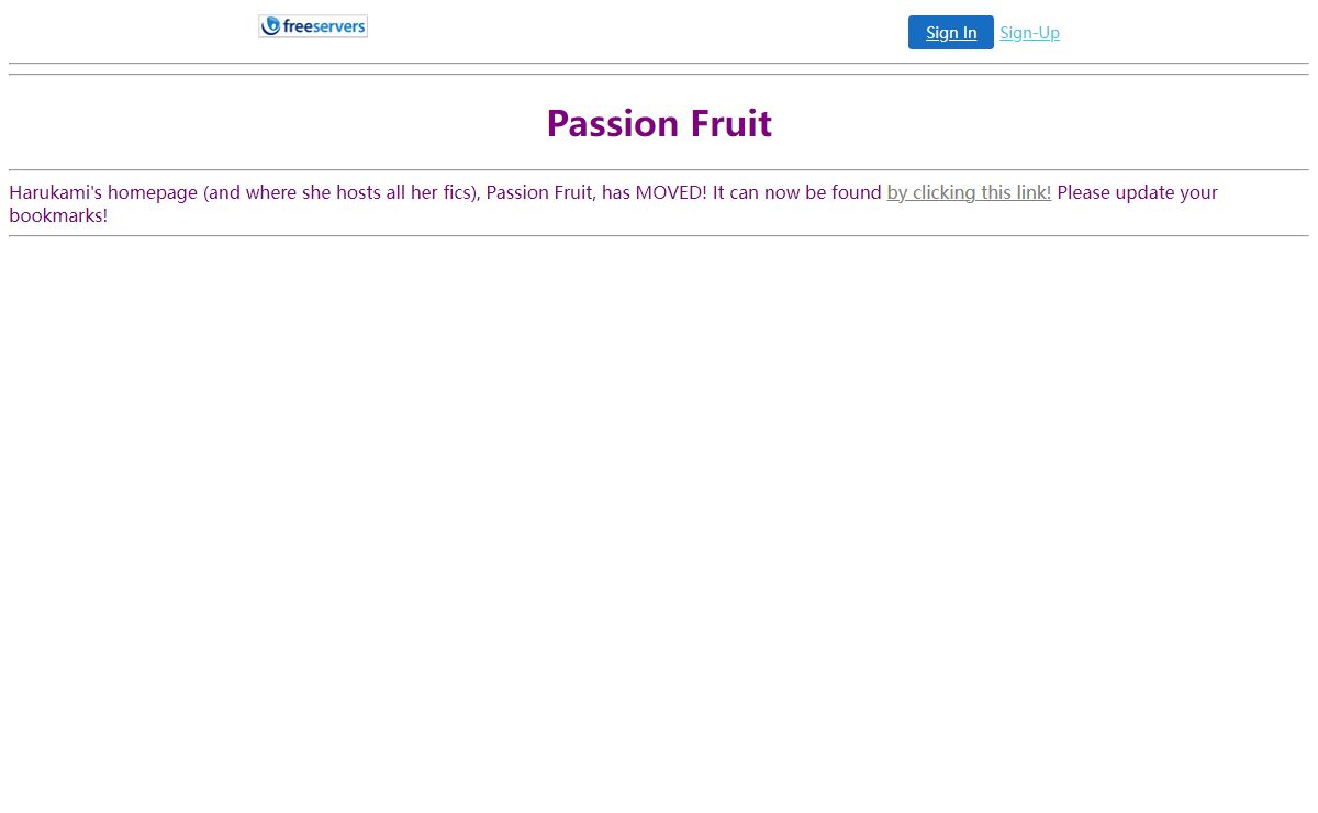 Passion Fruit Version 1.0