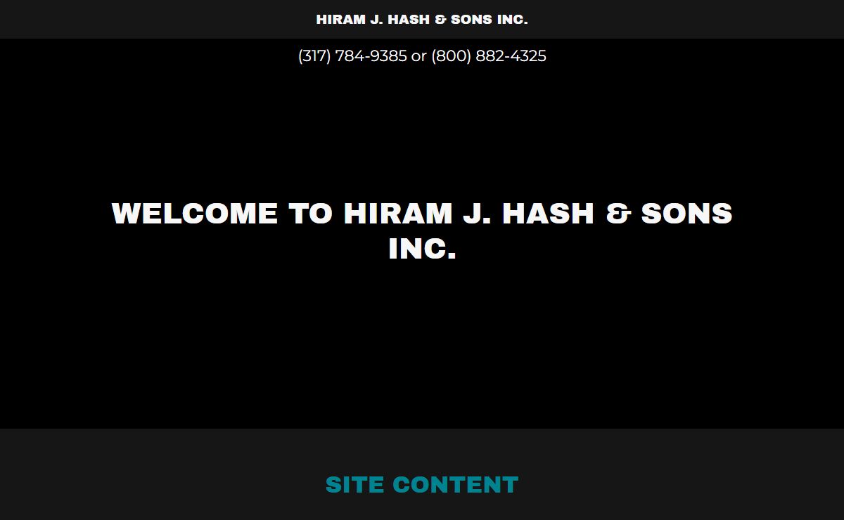 Hiram J. Hash & Sons Inc.