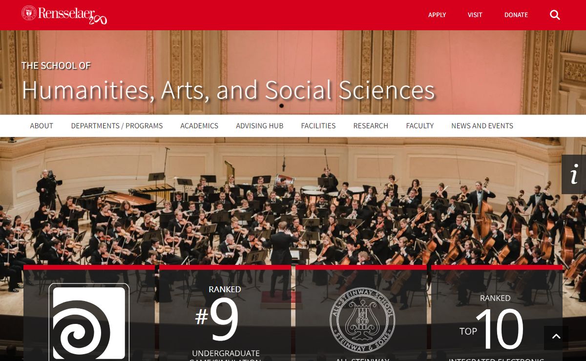 The School of Humanities, Arts, and Social Sciences | Rensselaer Polytechnic Institute