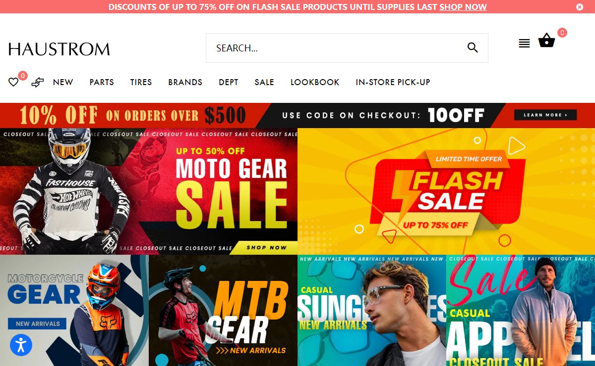 Haustrom Shop | Oakley, Fox, Troy Lee, Billabong, Quiksilver, Roxy – Haustrom.com | Shop Action Sports