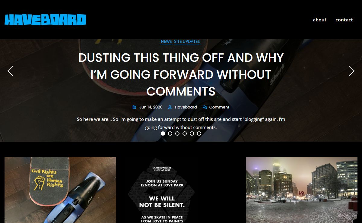 haveboard.com – A website about skateboarding