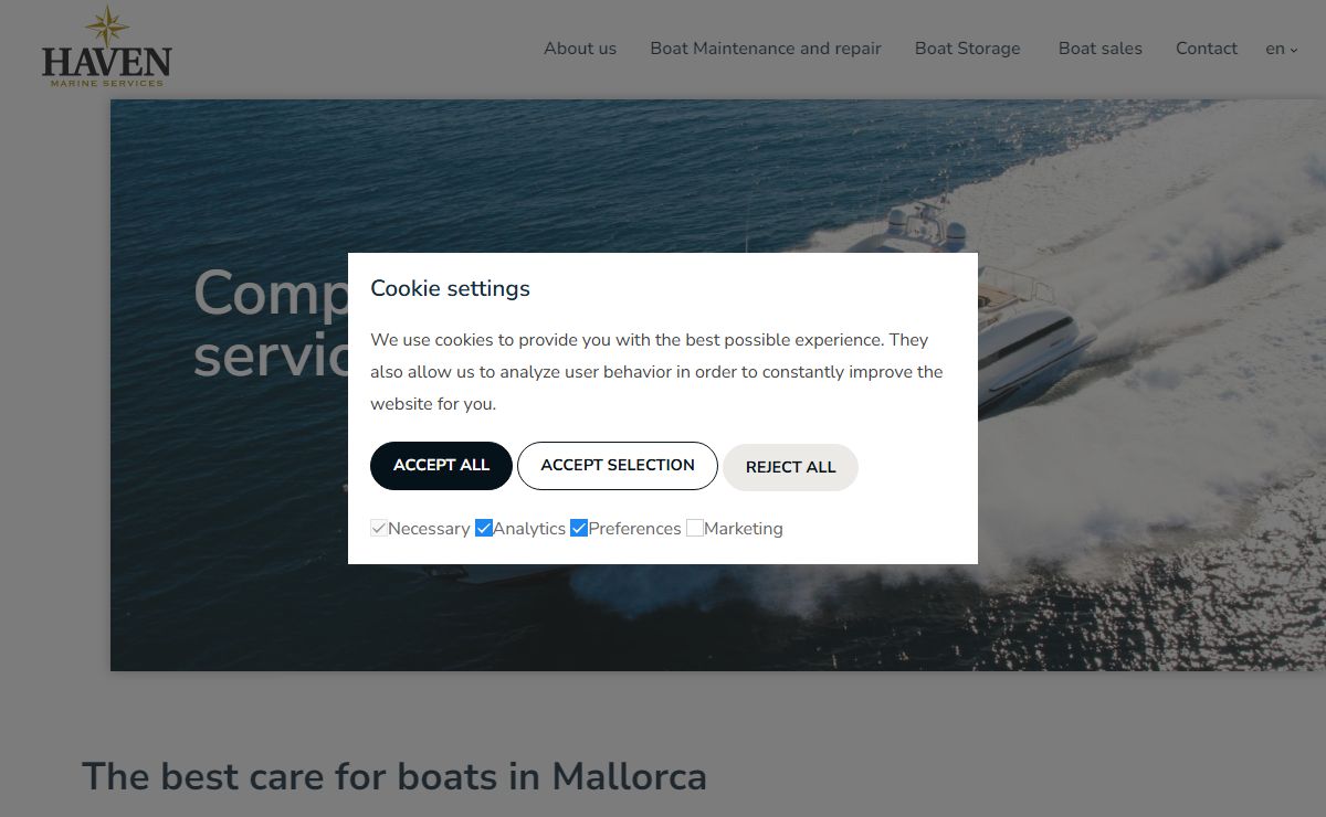 Comprehensive boat service | Haven Marine Services