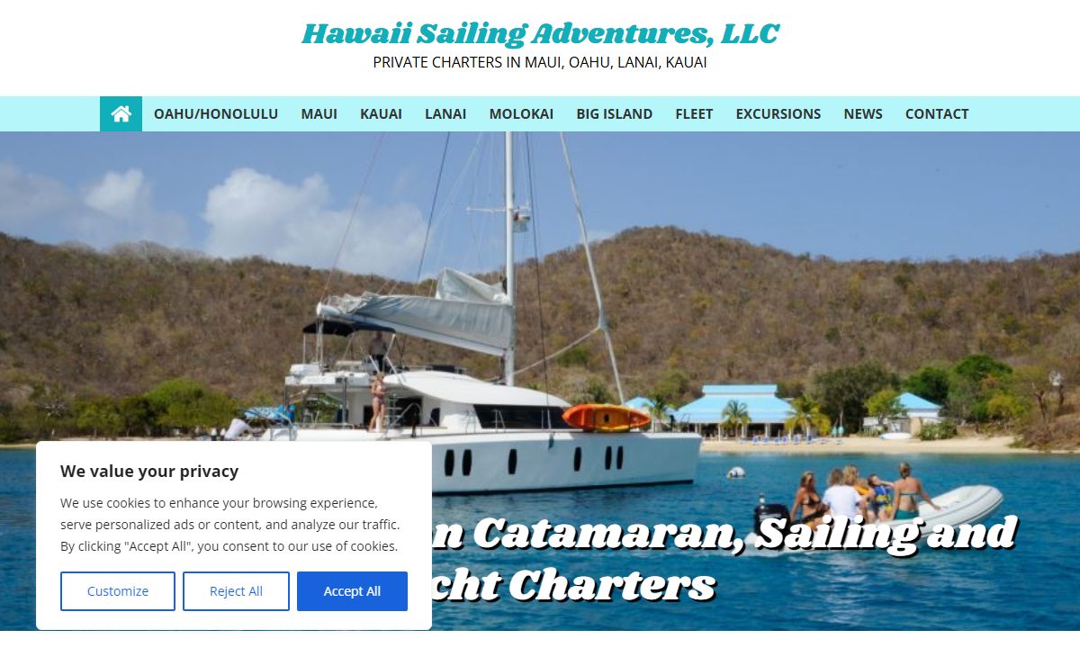 Private Catamaran Charters in Maui & Oahu | Luxury Hawaii Boat, Yacht & Sailing Charters