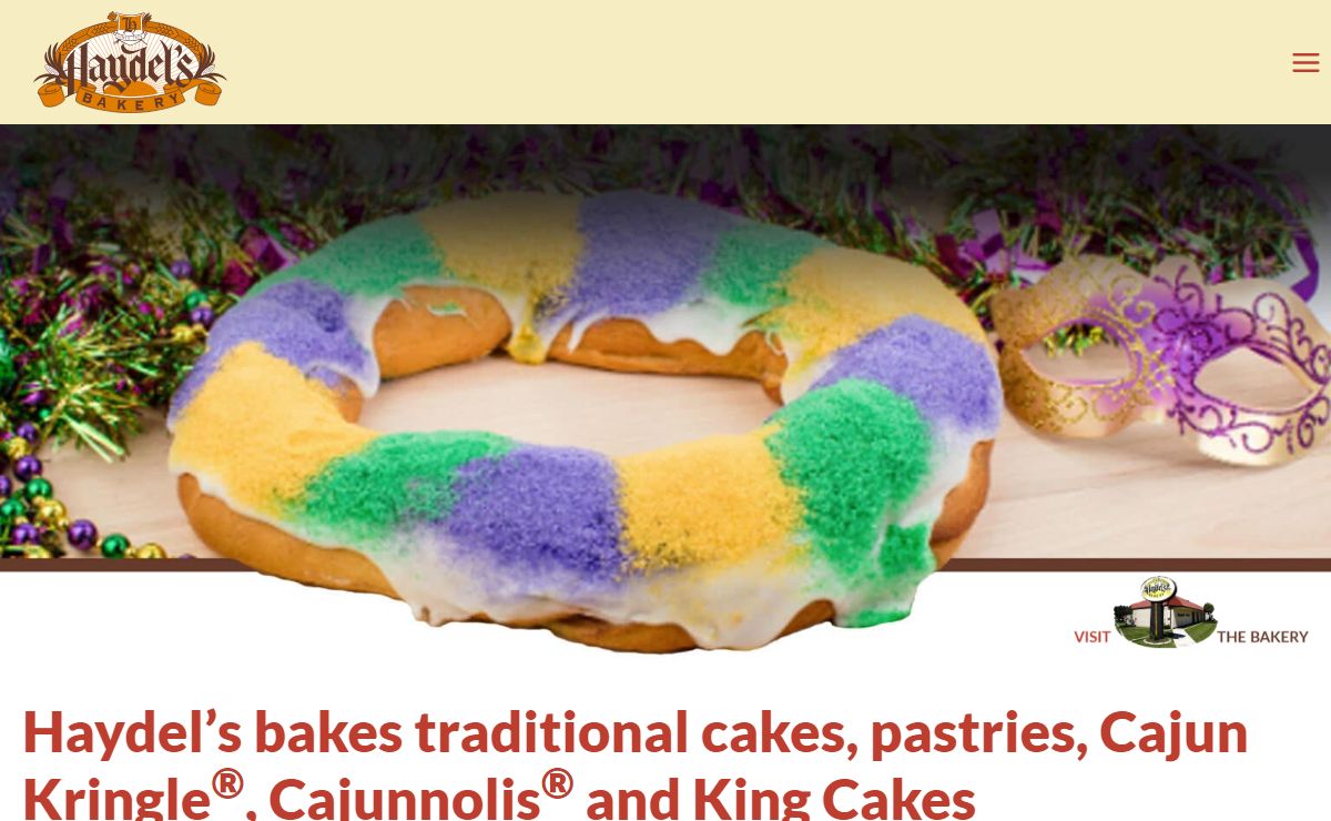 Haydel's Bakery—Nationwide Shipping