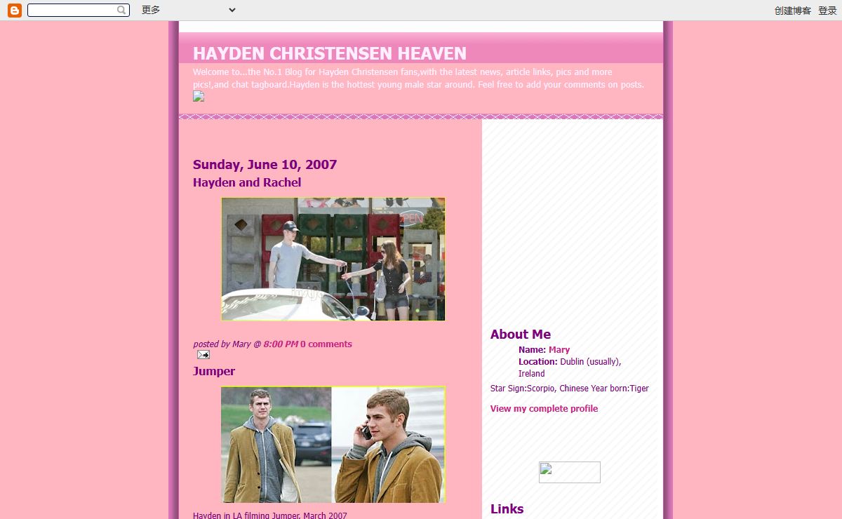 Hayden Christensen Heaven