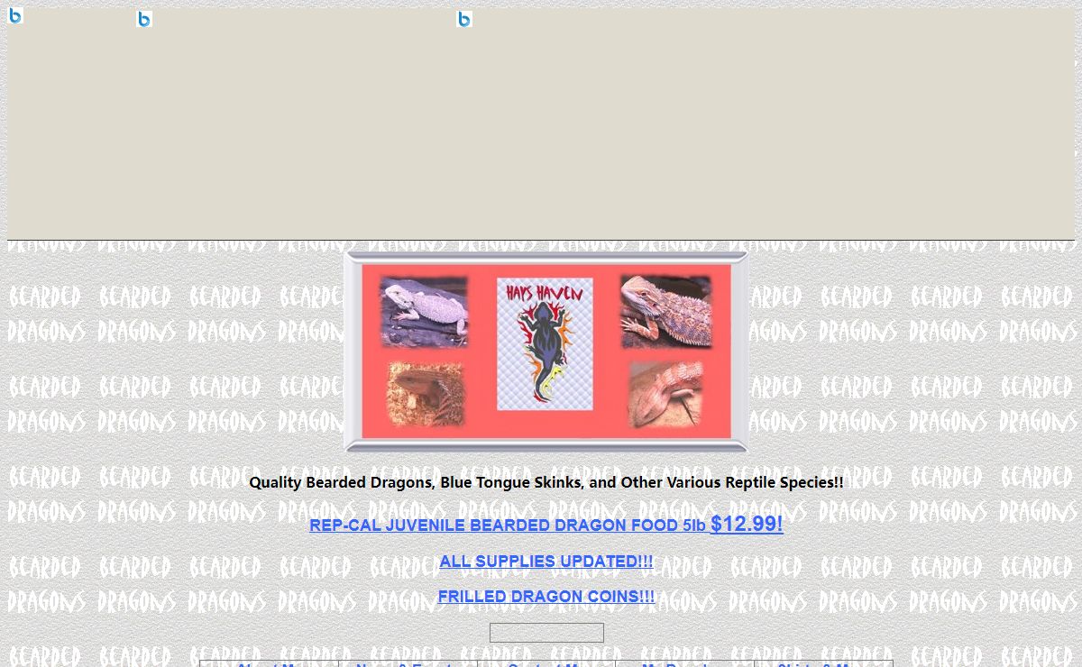 Hays Haven Bearded Dragons Etc...