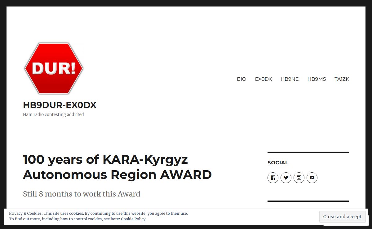 HB9DUR-EX0DX – Ham radio contesting addicted