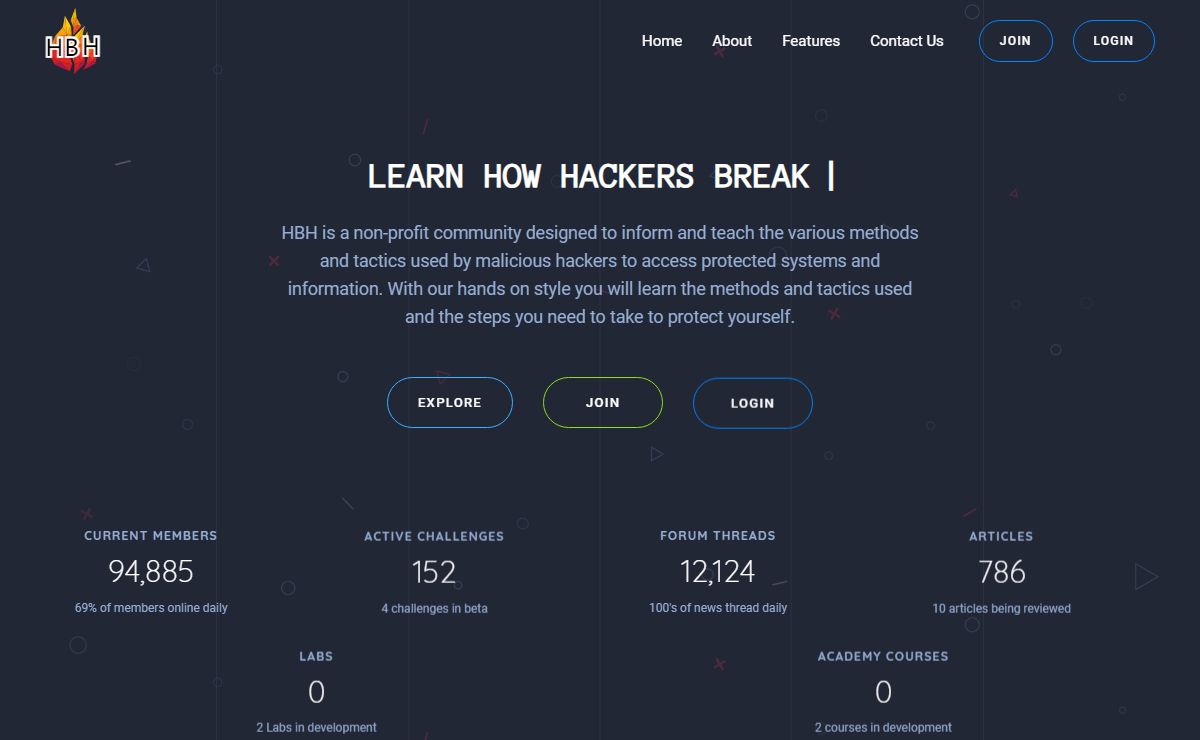 HBH: Learn how hackers break in and how to keep them out.