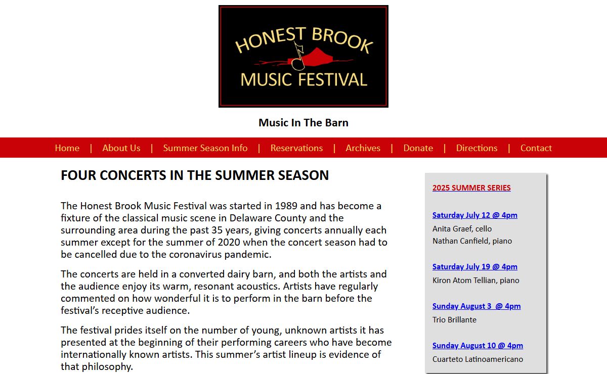 Honest Brook Music Festival