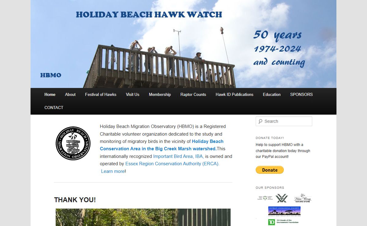 Holiday Beach Migration Observatory | Dedicated to the study and long-term monitoring of migratory birds