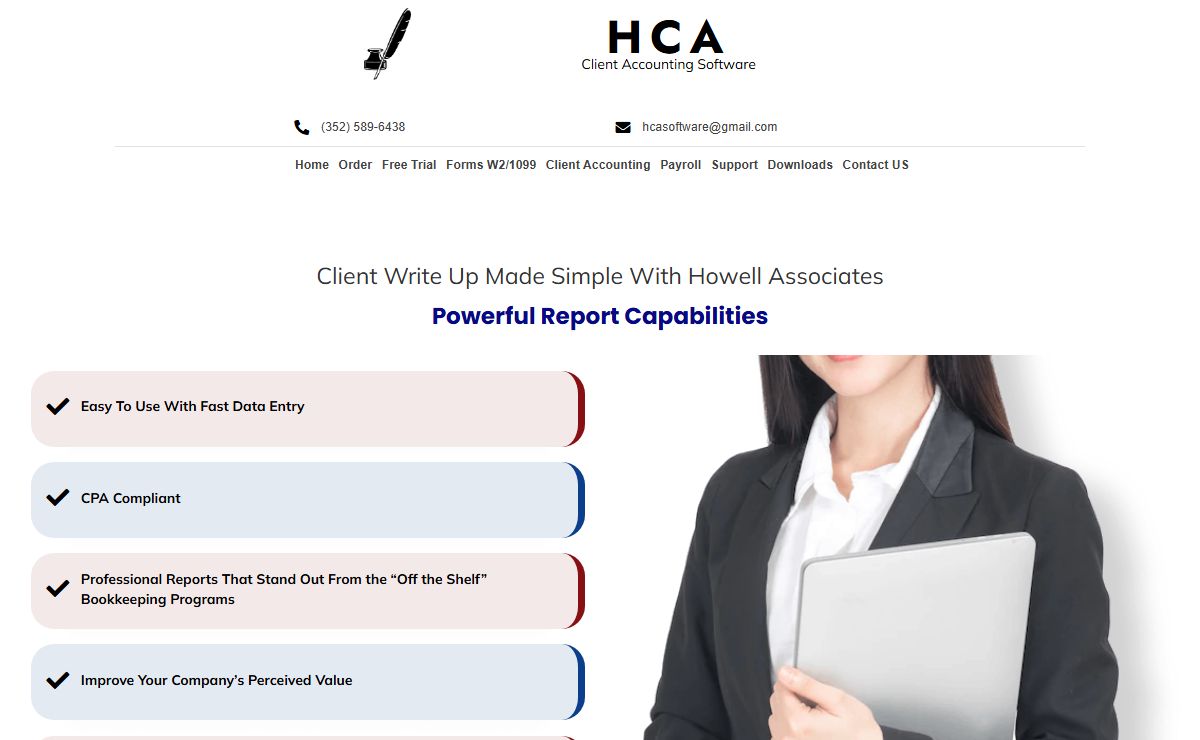 Bookkeeping Program | HCA Client Accounting Software
