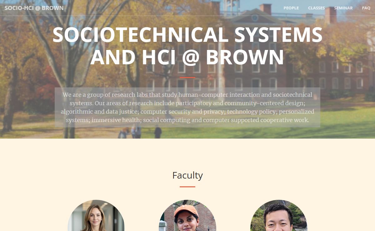 SocioHCI @ Brown