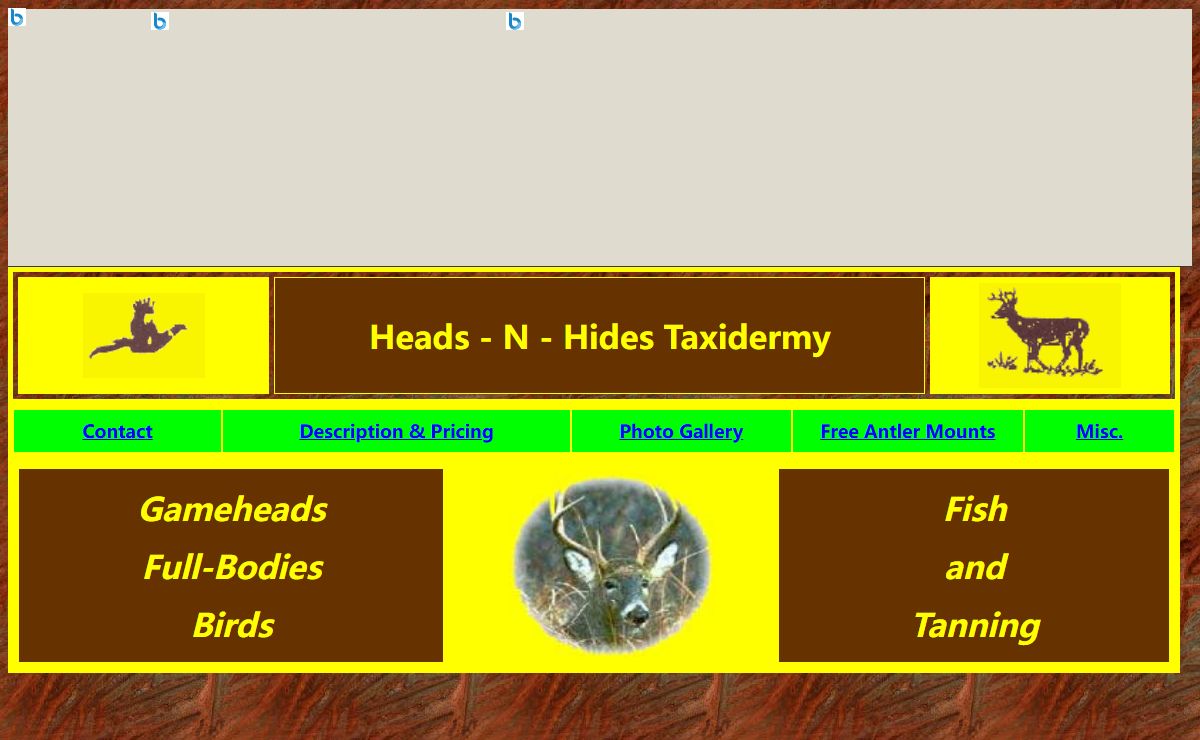 Heads - N - Hides Taxidermy