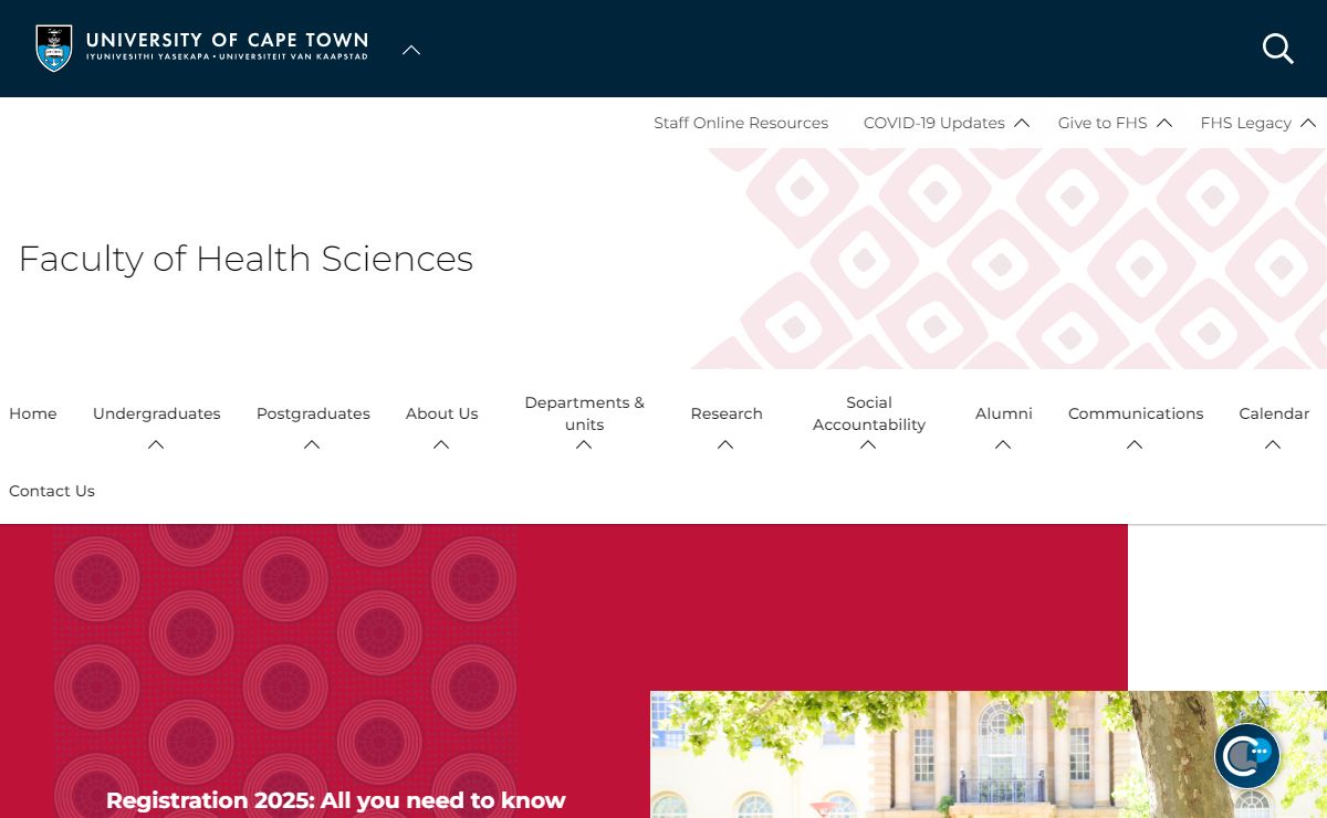 Home | Faculty of Health Sciences