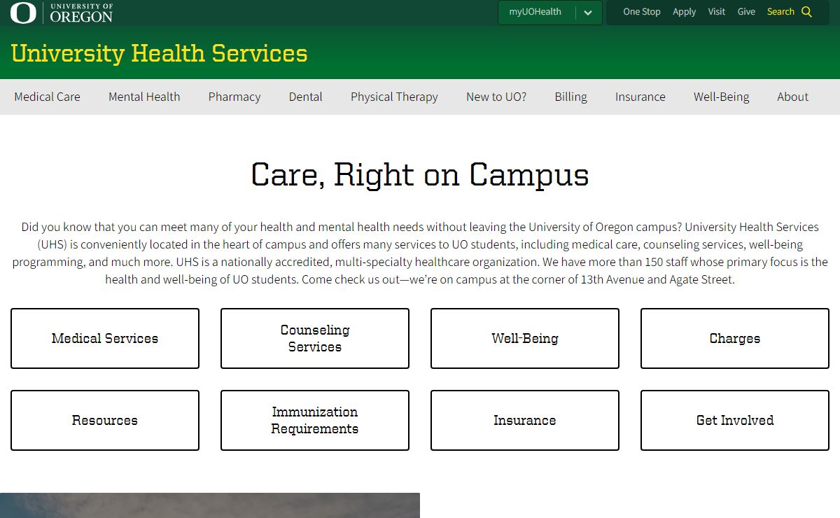 UO University Health Services