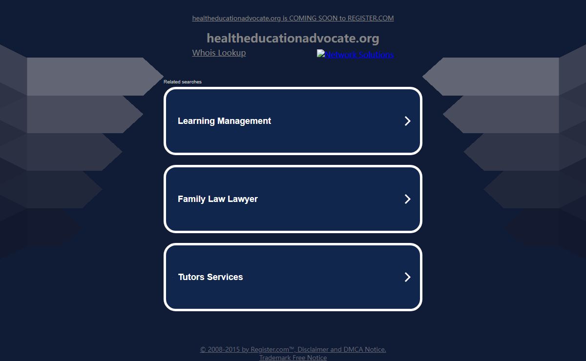 healtheducationadvocate.org