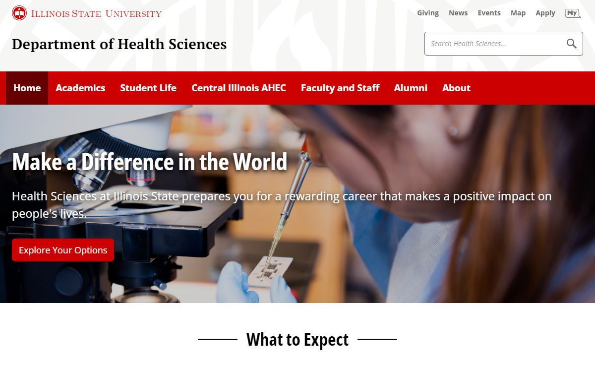 Health Sciences | Illinois State