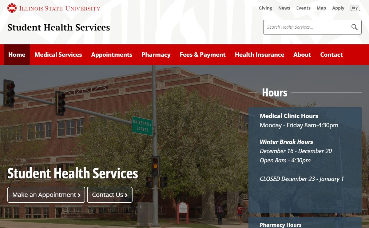 Student Health Services | Illinois State