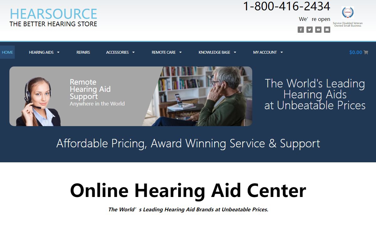 Best Online Hearing Aids, Accessories, Batteries & Repairs
