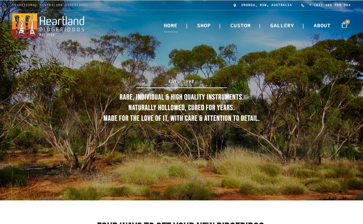 Heartland Digeridoos | Authentic crafted Australian Digeridoos