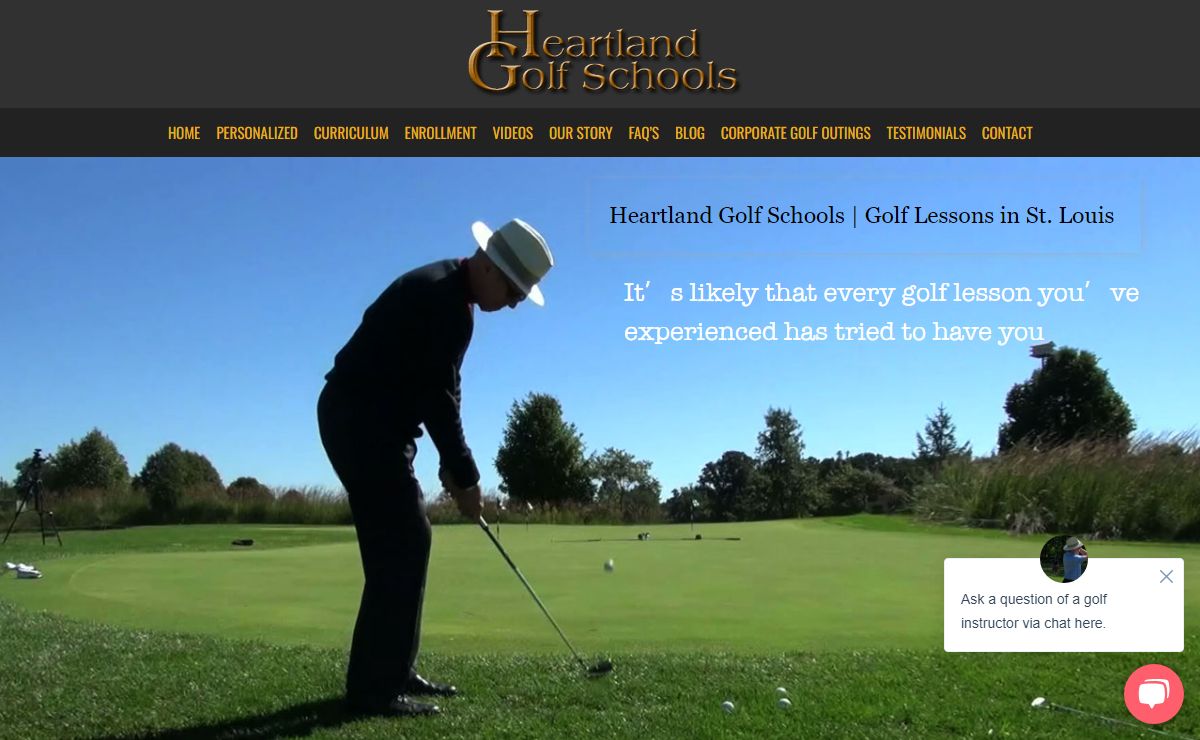 Golf Lessons | St. Louis, MO - Heartland Golf School