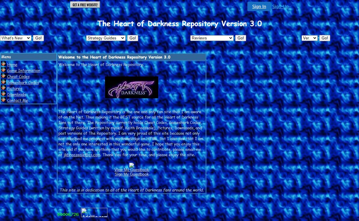 The Heart of Darkness Repository Version 3.0