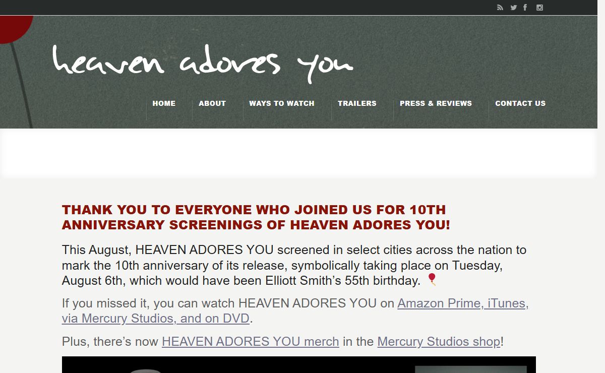 Heaven Adores You