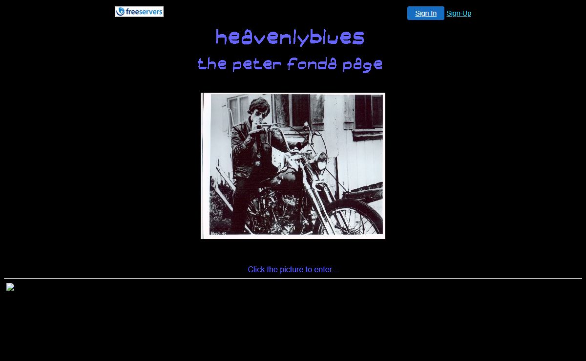 HeavenlyBlues: The Peter Fonda Page