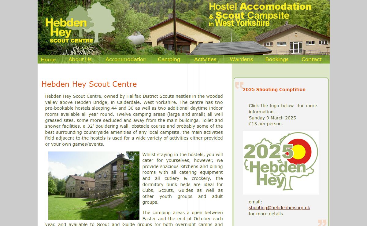 Hebden Hey | Scout Centre