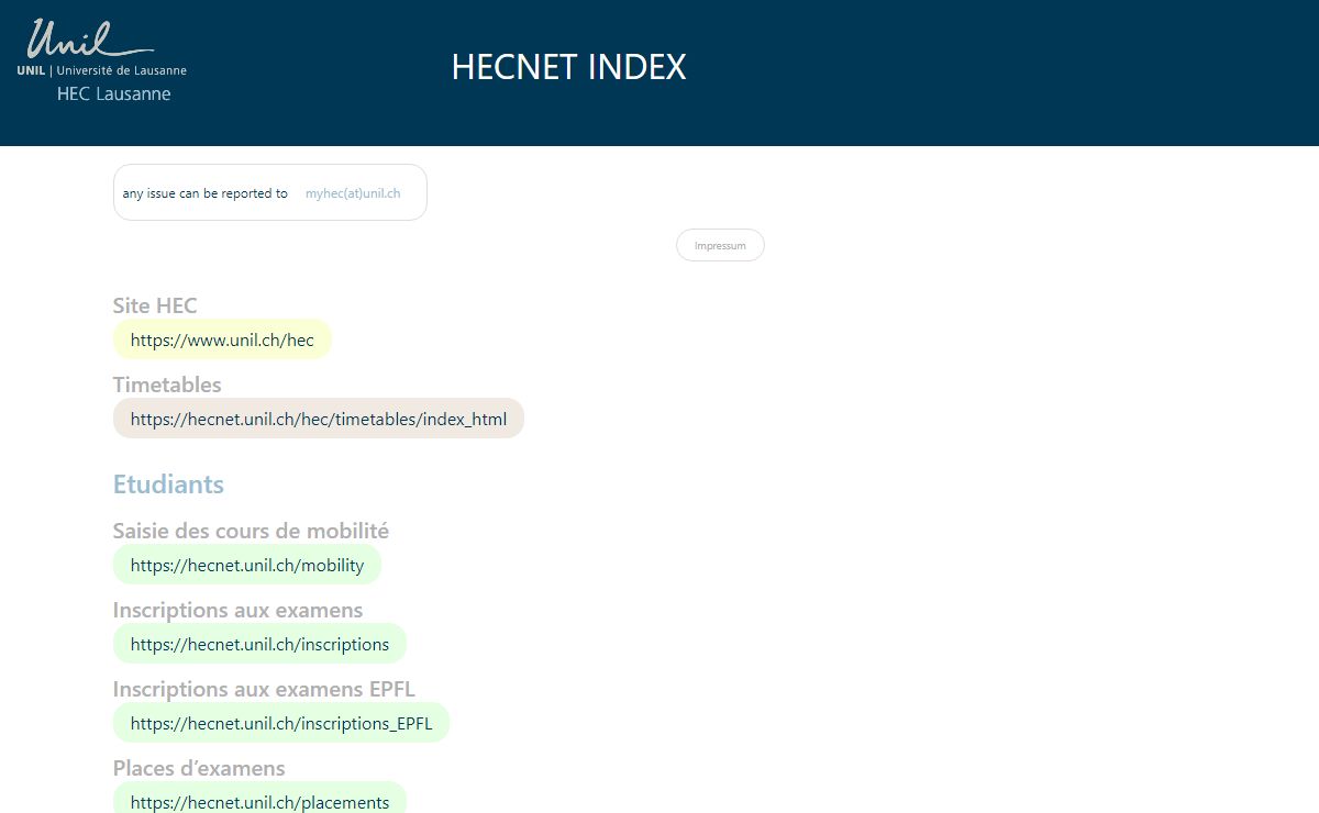 hecnet index