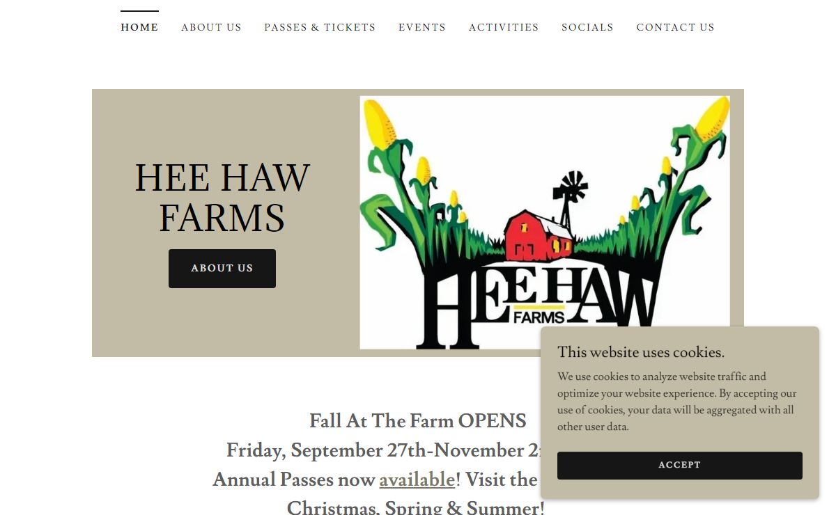 Visit our Petting Zoo and Pick Your Own Farm at Hee Haw Farms