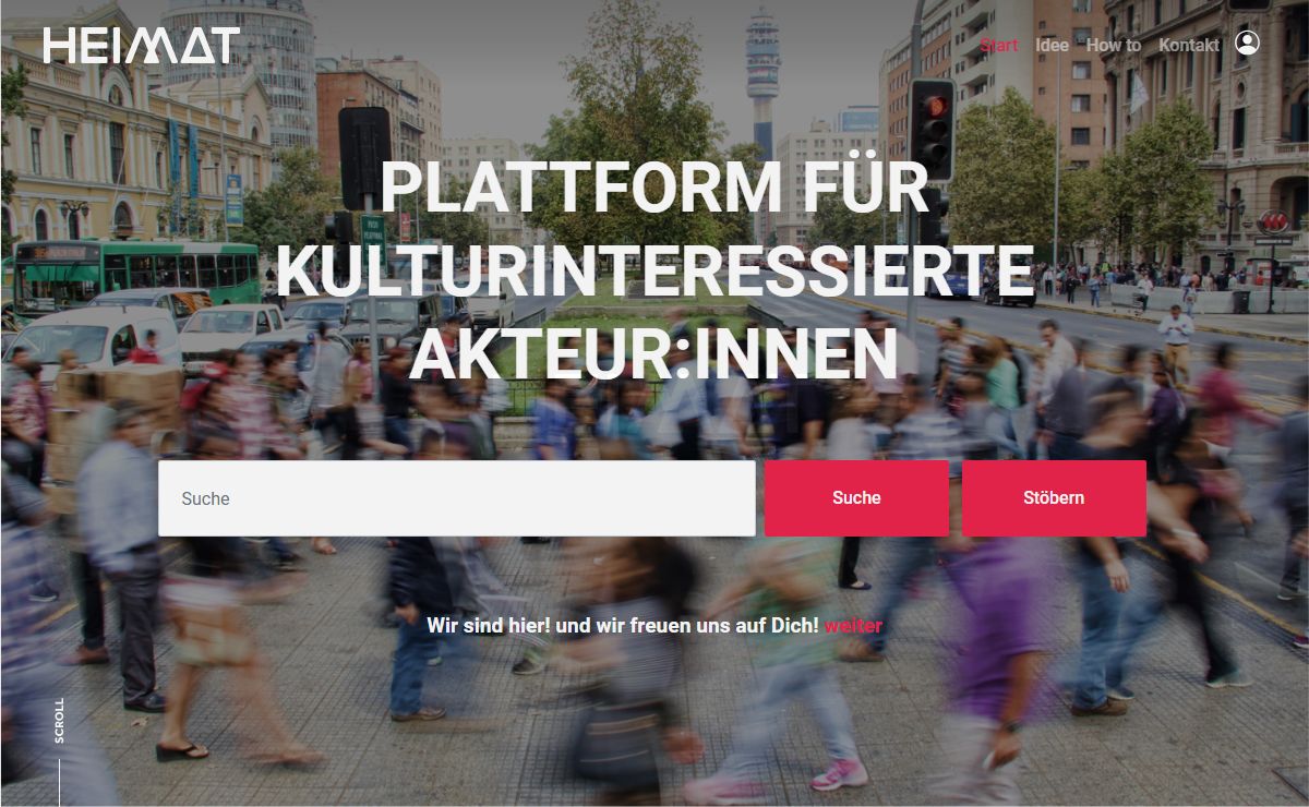 Heimat | Plattform für kulturinteressierte Akteur:innen