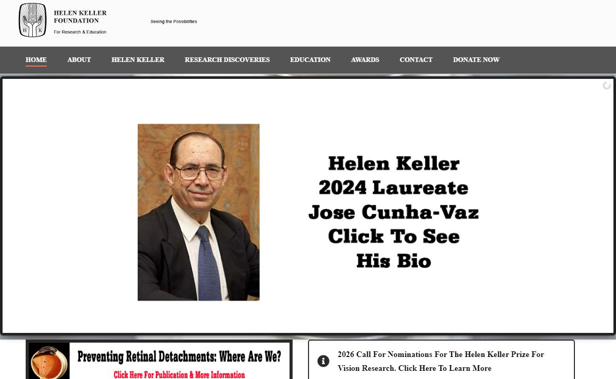 Helen Keller Foundation – Seeing the Possibilities