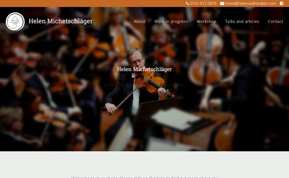 Helen Violin Maker – modern violin maker