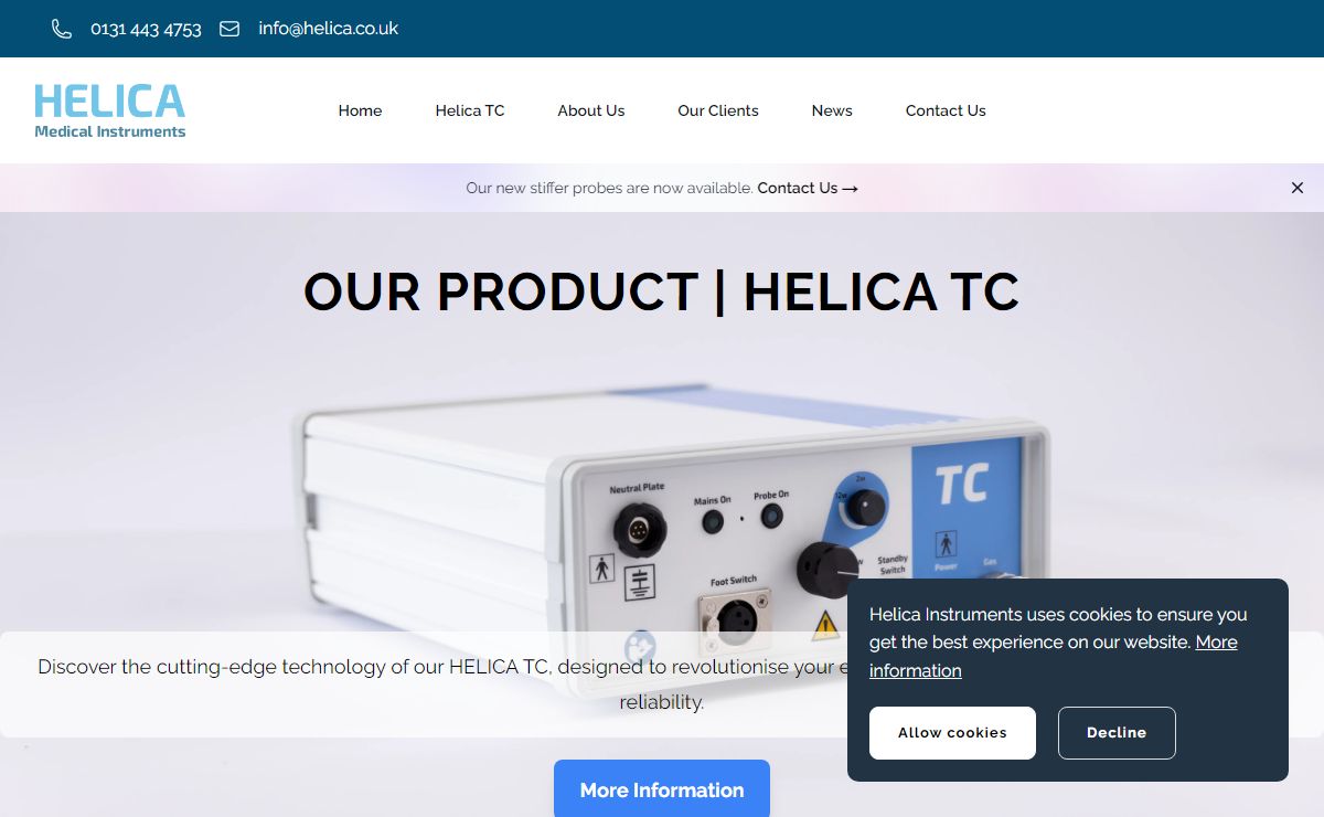 Home | Helica Instruments | Helica TC