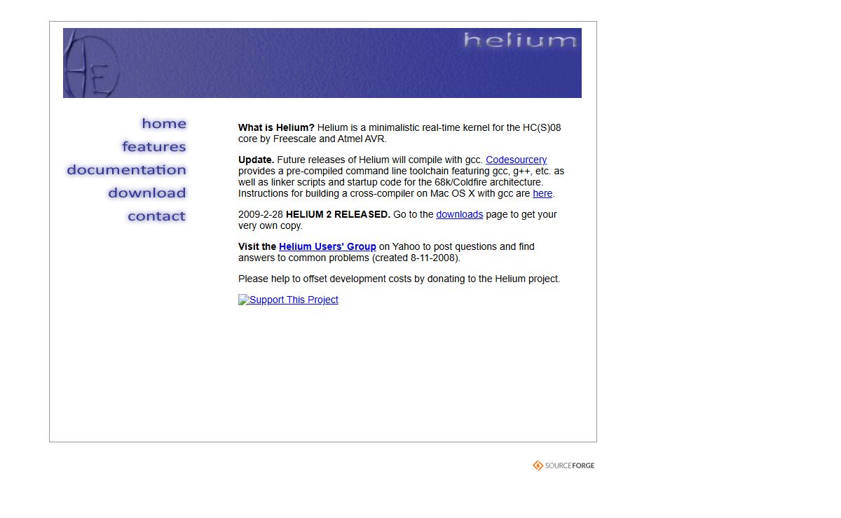 Helium Real Time Kernel