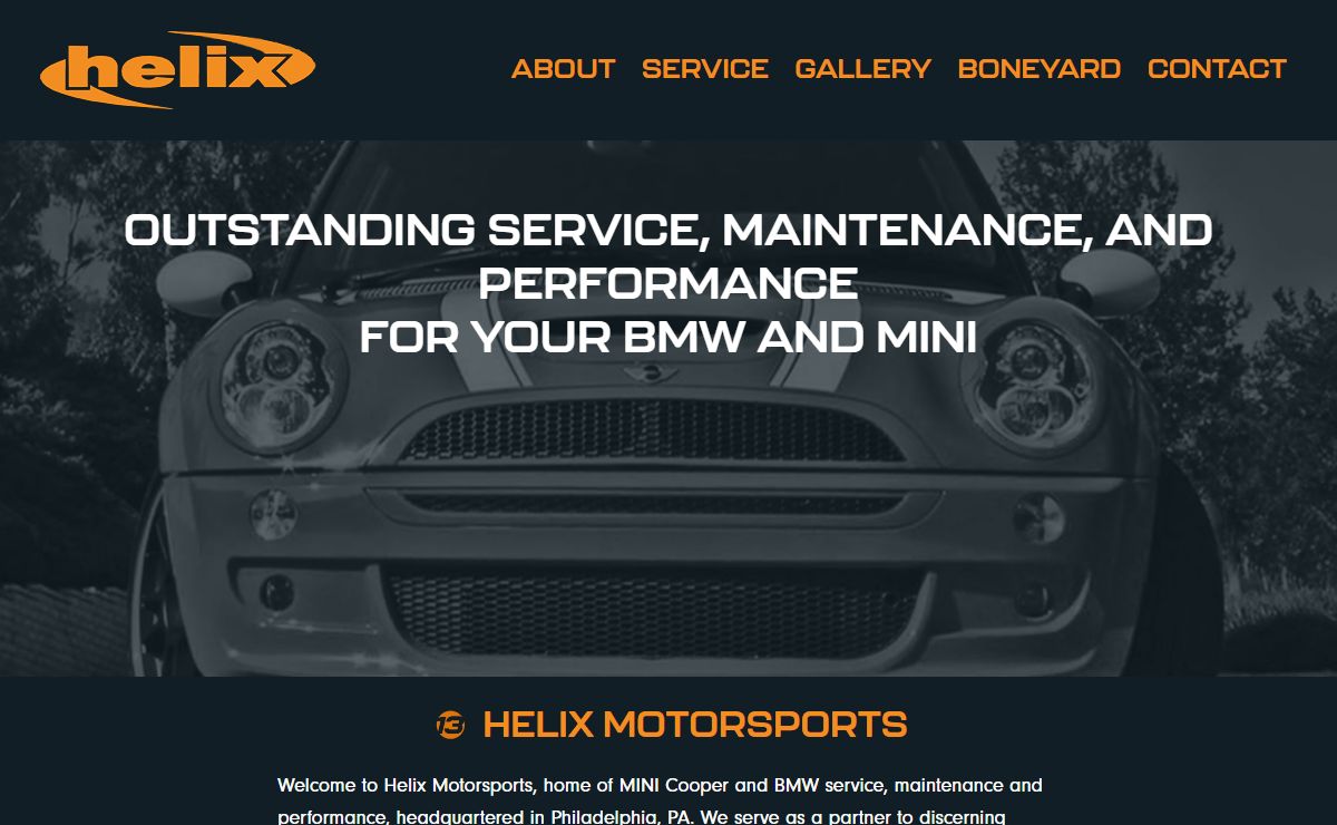 Helix Motorsports – Outstanding Service, Maintenance, and Performance for Your BMW and MINI