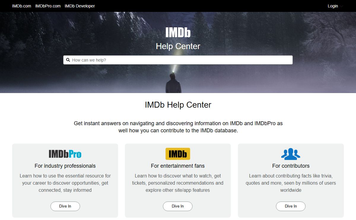 IMDb | Help