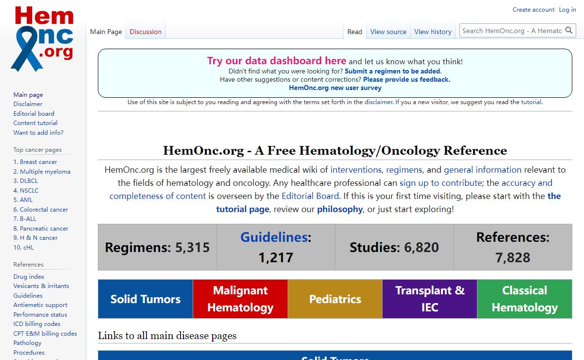 HemOnc.org - A Hematology Oncology Wiki
