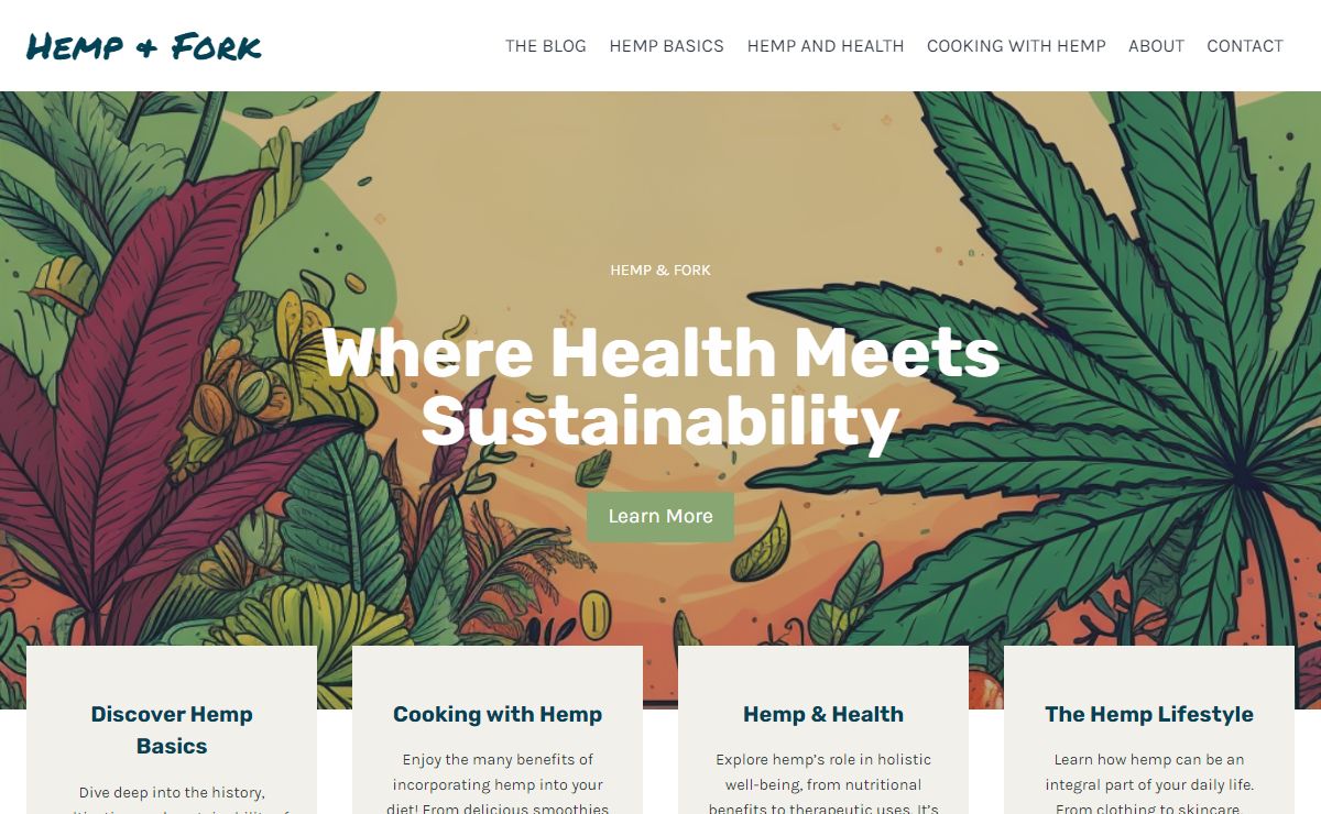 💚 Hemp & Fork | Where Health Meets Sustainability
