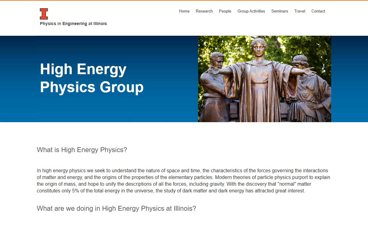 High Energy Physics - University of Illinois