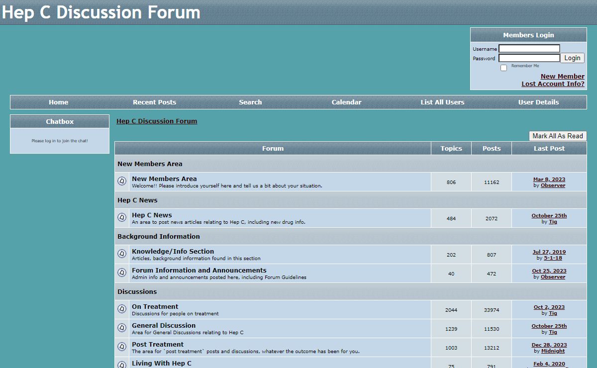 Hep C Discussion Forum