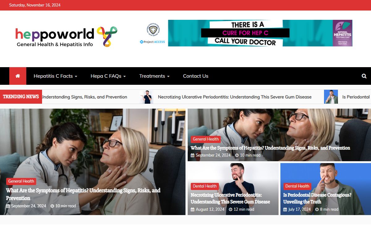 Heppo World - General Health and Hepatitis Information