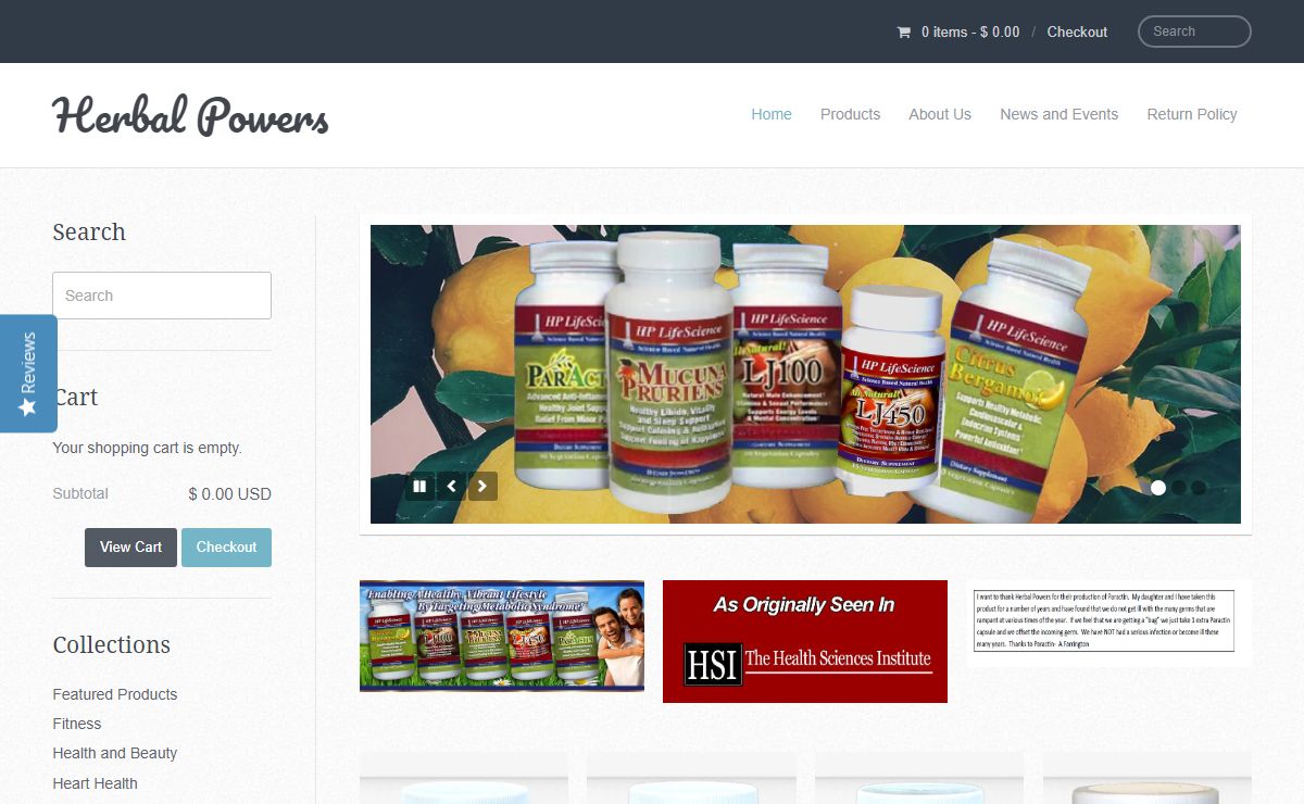 Herbal Supplements Online | Herbal Powers
