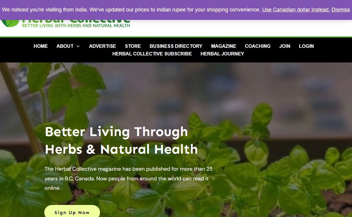Homepage - Herbal Collective