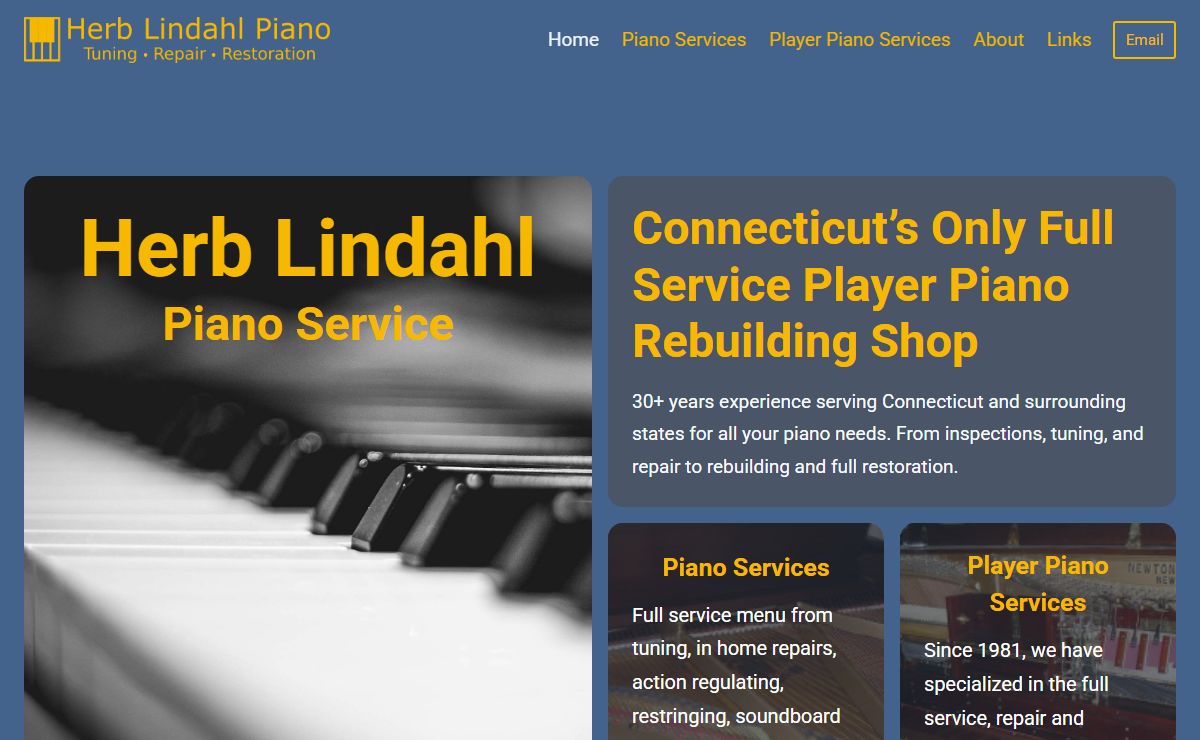 Herb Lindahl Piano Service - Tuning, Repair, Restoration