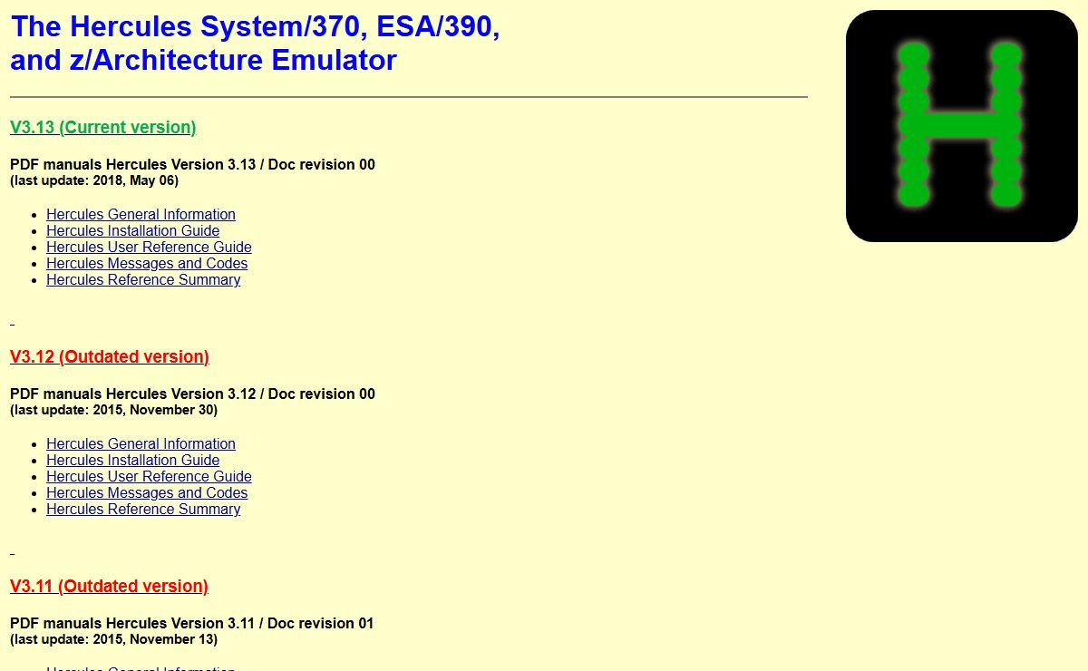 The Hercules System/370, ESA/390, and z/Architecture Emulator