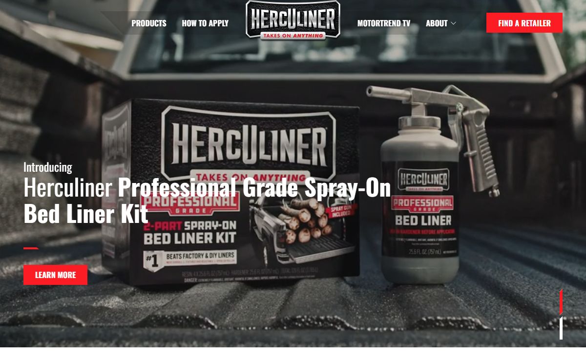 Herculiner #1 DIY Roll On Truck Bed Liner | Herculiner