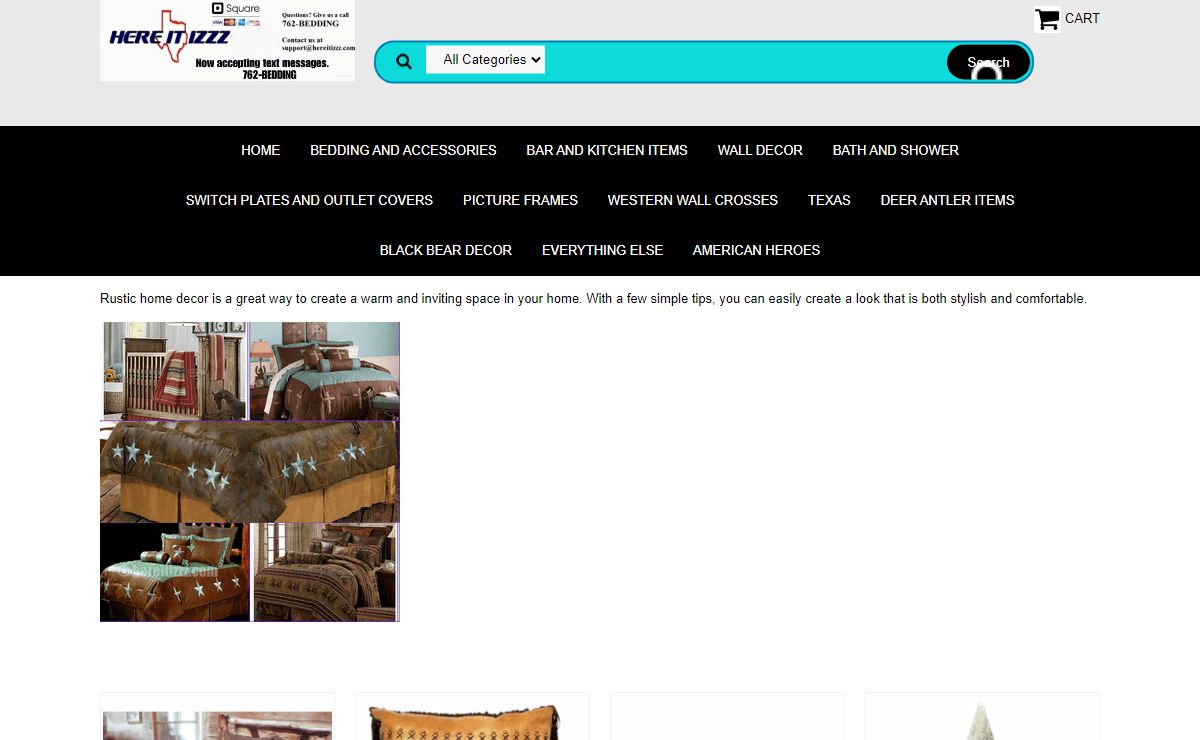 Here It Izzz Western Rustic Country Decor
